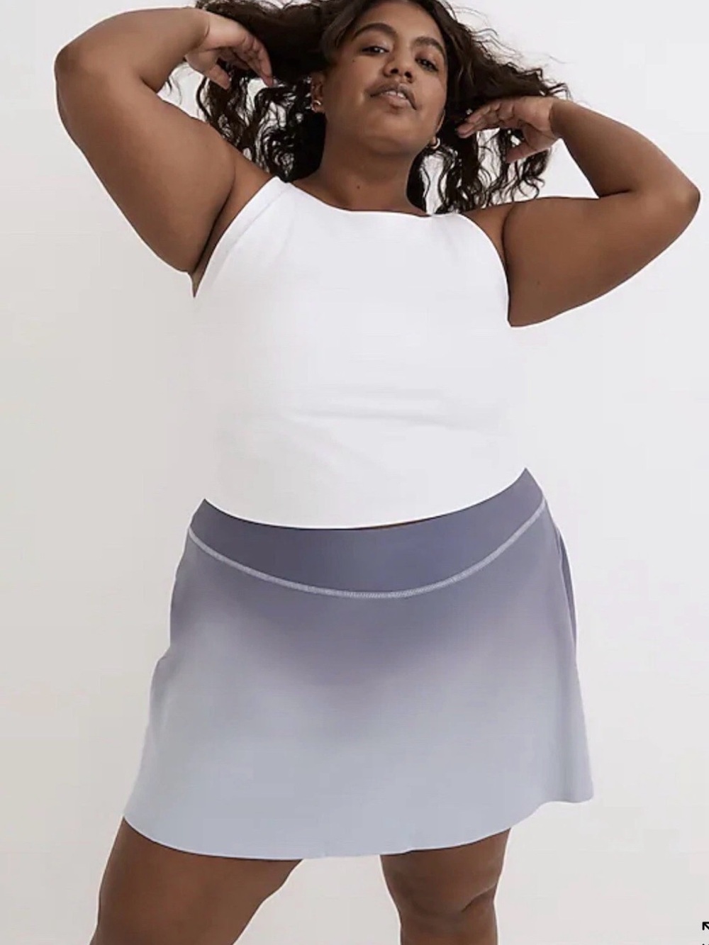 Madewell Plus (Re)sponsible V-Neck Button-Back Sleeveless IvoryTop Size 3X NWT
